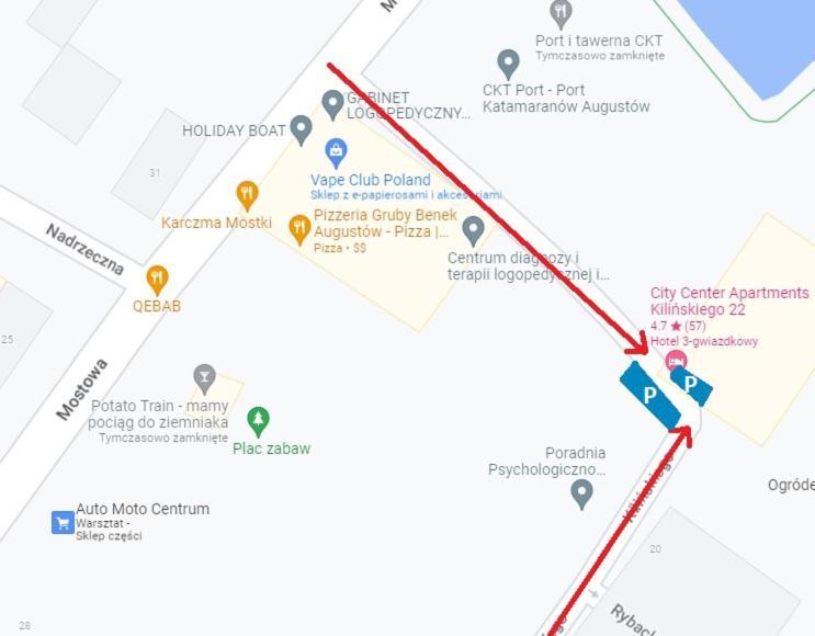 אוגוסטוב City Center Apartments - Apartamenty Nad Rzeka Netta מראה חיצוני תמונה